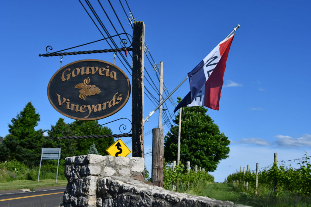 Image of gouveia vineyards in Connecticut, in wallingford, ct.