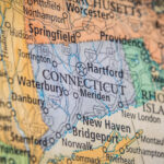 image of map of connecticut.