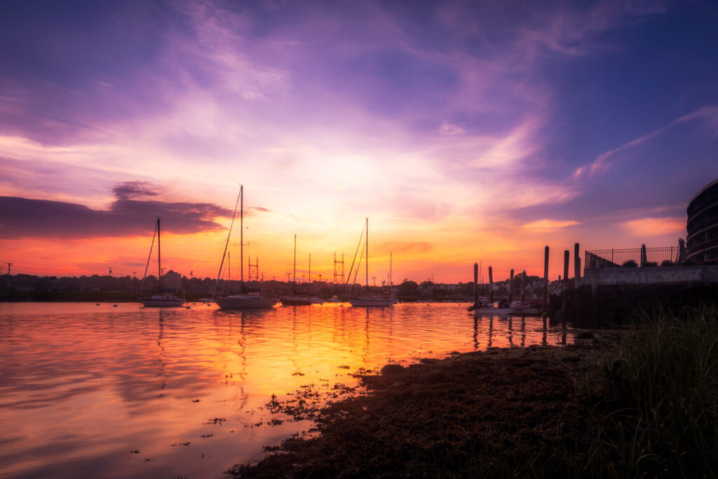 image of a connecticut sunset.