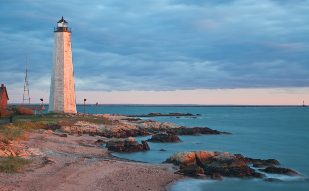 image of lighthouse in connecticut.