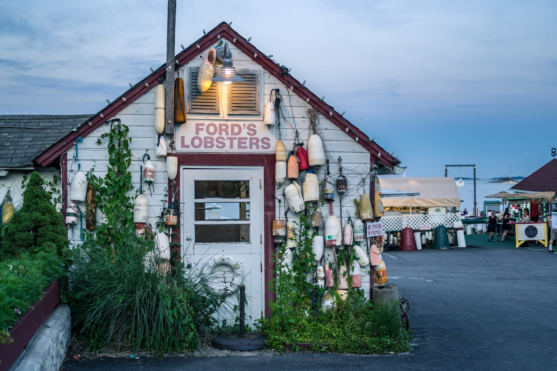 image of lobster shack, one of the things connecticut is known for.