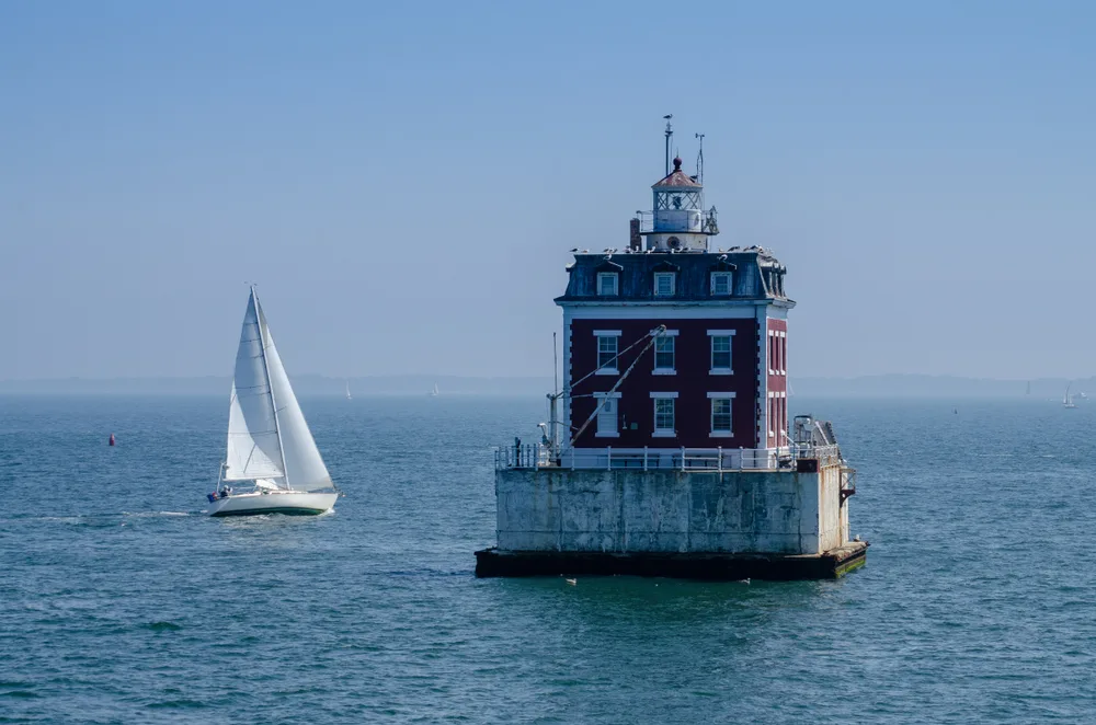 Image of Ledge Light, one of the things to do in New London, CT.