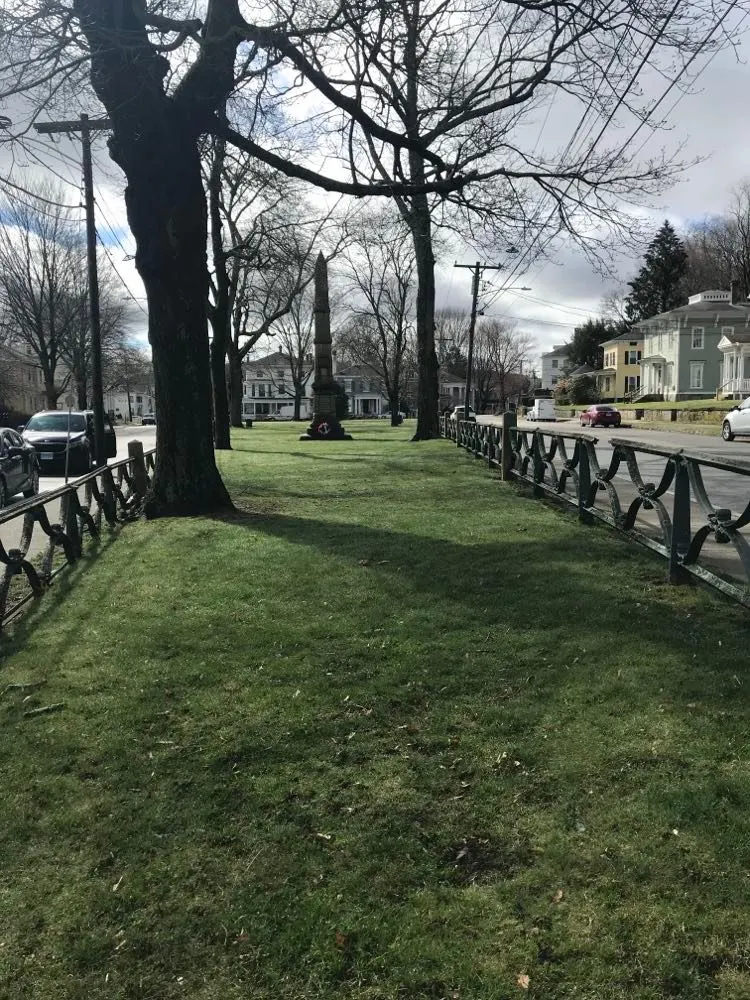 image of green space in norwichtown connecticut.