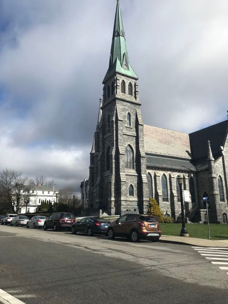 image of church in norwhich connecticut.