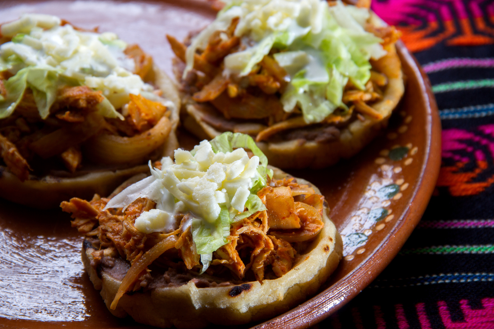 images of sopes from Mexican places in New Haven.