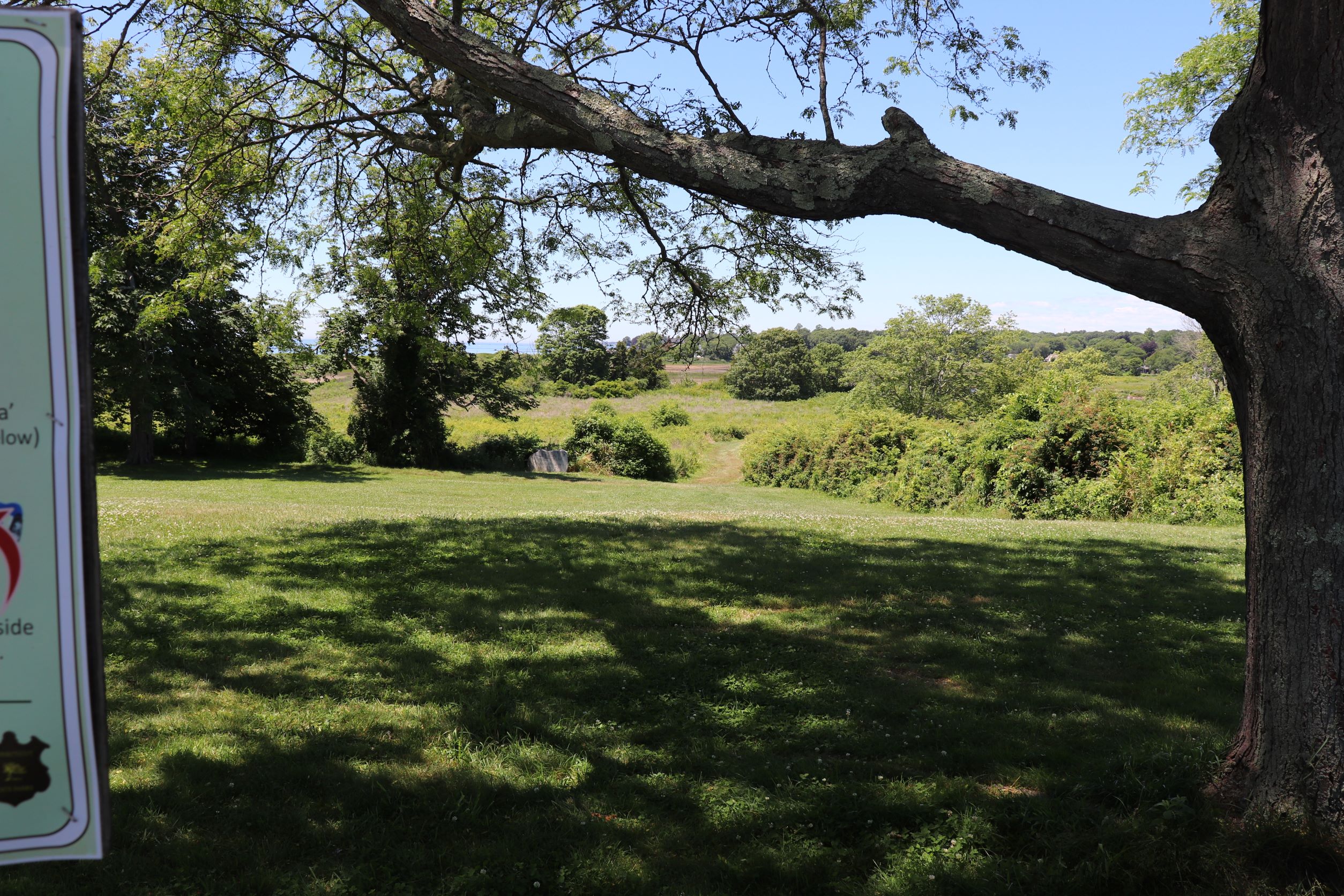 Image of green field at Harkness Park in Waterford CT.