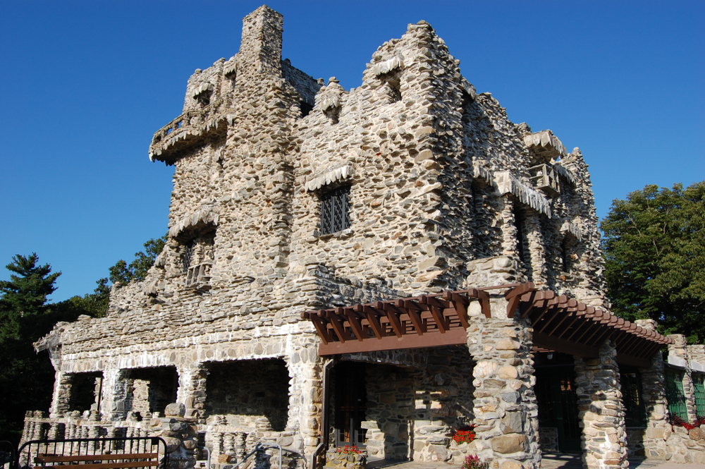 image of gillette castle in east haddam, one of the best CT attractions for families.