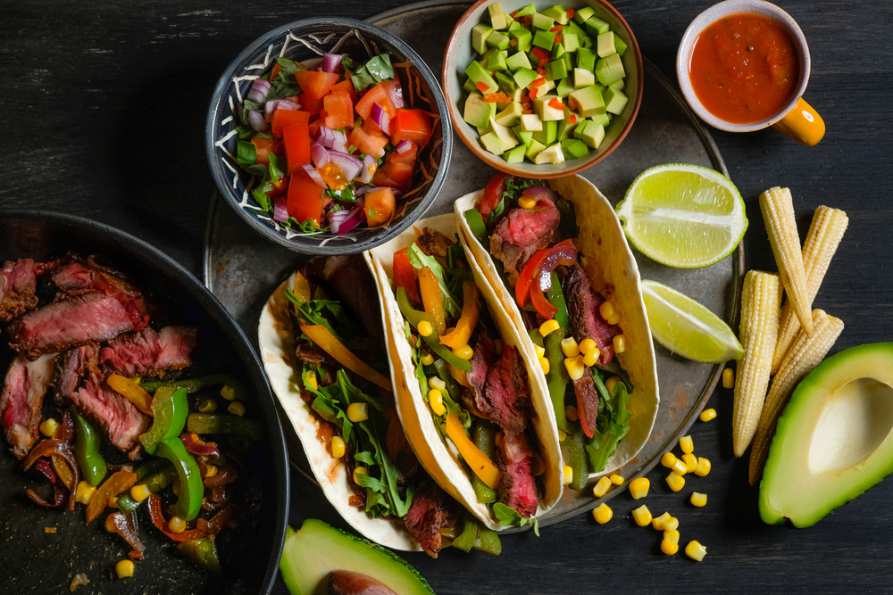 image of tacos that are served at mexican restaurants in CT.