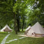 image of places for glamping in CT.