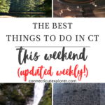 image of collage of photos from Connecticut, indian well falls, etc for pinterest.